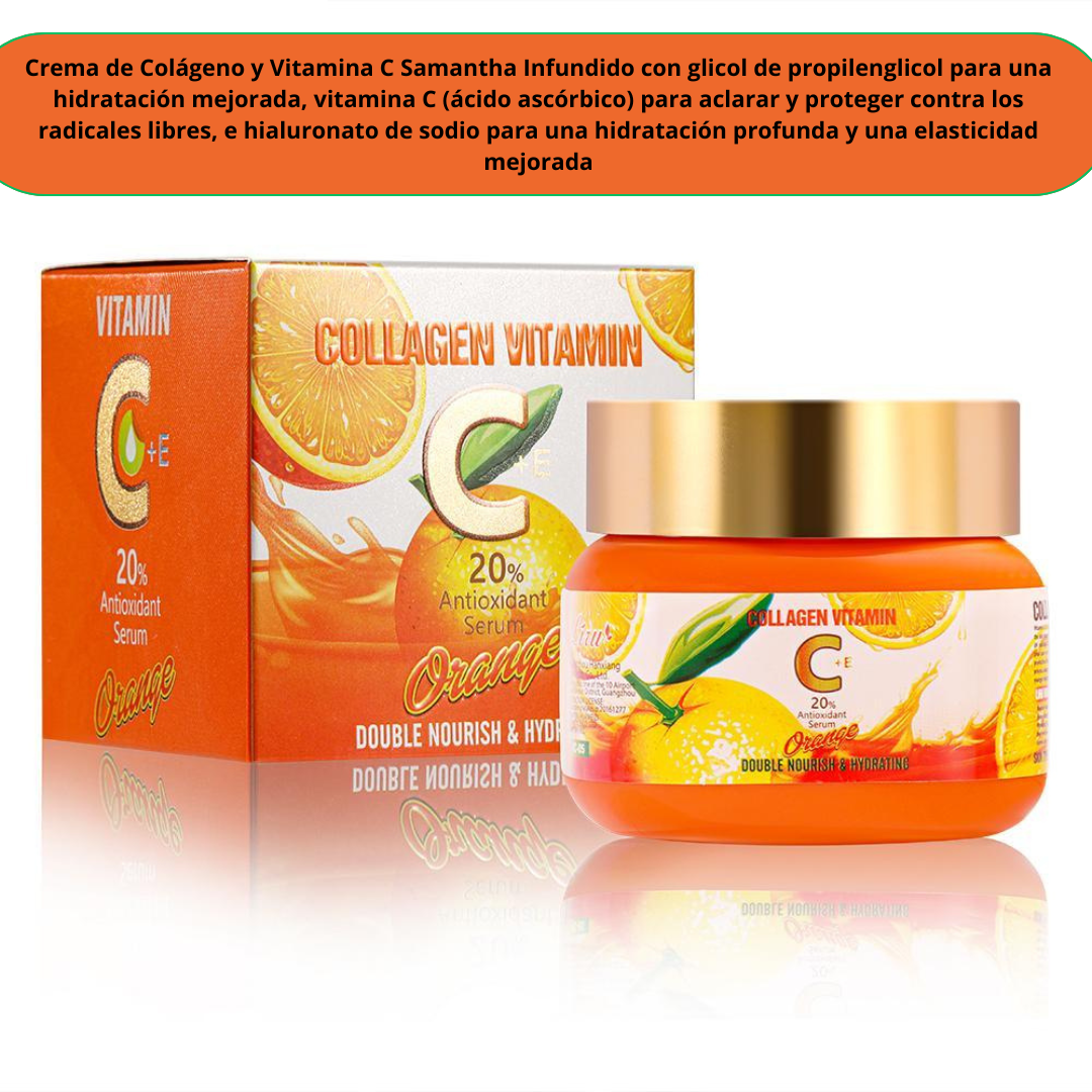 CREMA DE COLAGENO ANTIOXIDANTE 50 G NARANJA